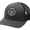 Quad Boss Barbwire Snapback Hat -Quad Boss Sales Shop quad boss barbwire snap hat snapback grey