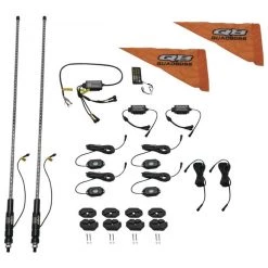 Quad Boss Bluetooth LED Whip and Rock Light Combo Kit