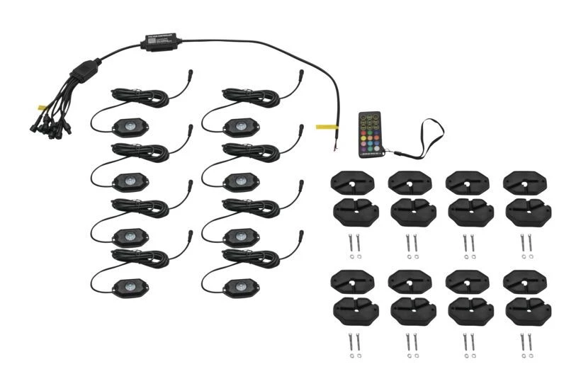 Quad Boss RGB Rock Light Kit 3 Quad Boss RGB Rock Light Kit