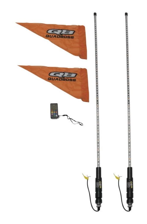 Quad Boss Remote Controlled Dual LED Lighted Whip 3 Quad Boss Remote Controlled Dual LED Lighted Whip