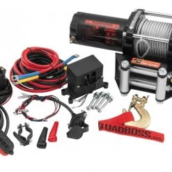 Quad Boss Winch 3500 Lb -Quad Boss Sales Shop quad boss winch3500 lb wire cable 1